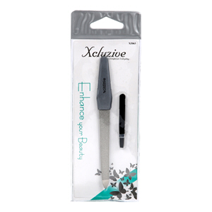 Xclusive Sapphire Medium Nail File  with Handle