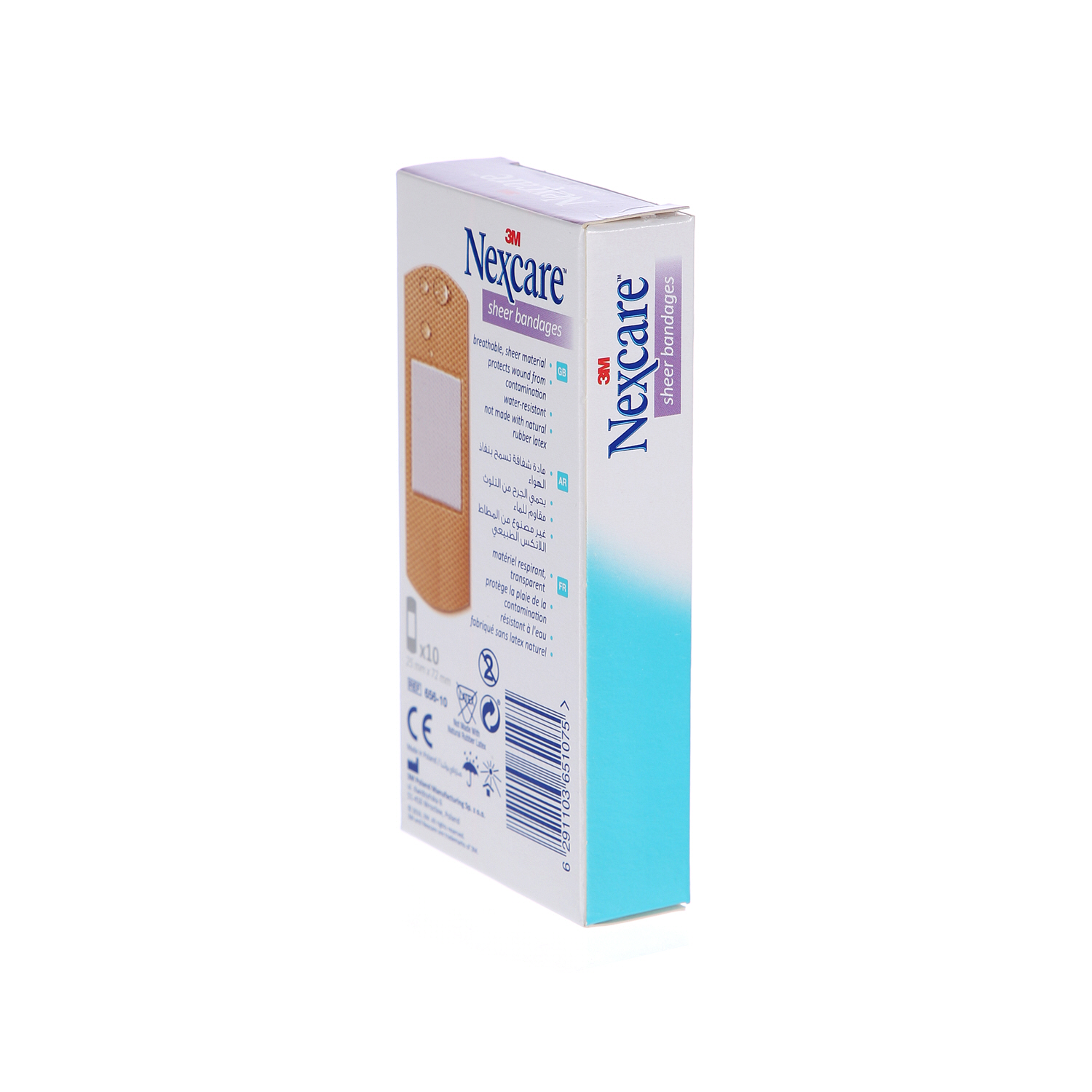 3M Nexcare Sheer Bandages 10'S