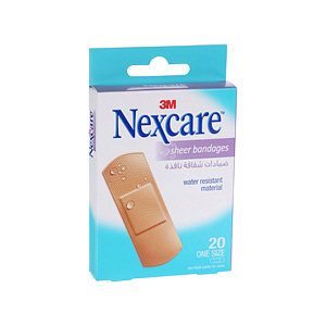 Nexcare™ Sheer Adhesive Bandages 20 Pieces