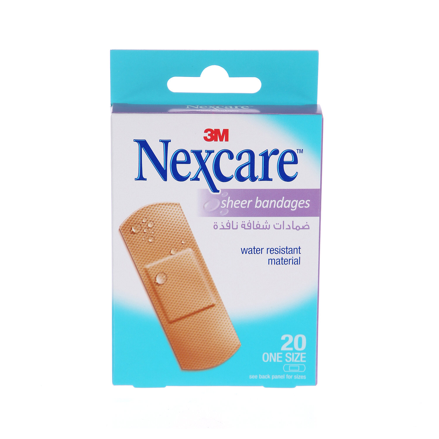 Nexcare™ Sheer Adhesive Bandages 20 Pieces