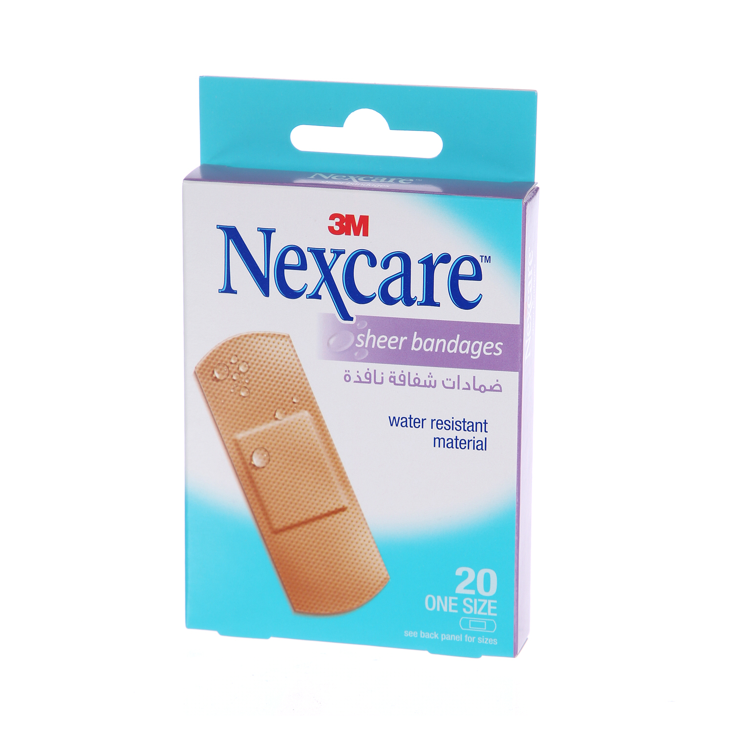 Nexcare™ Sheer Adhesive Bandages 20 Pieces