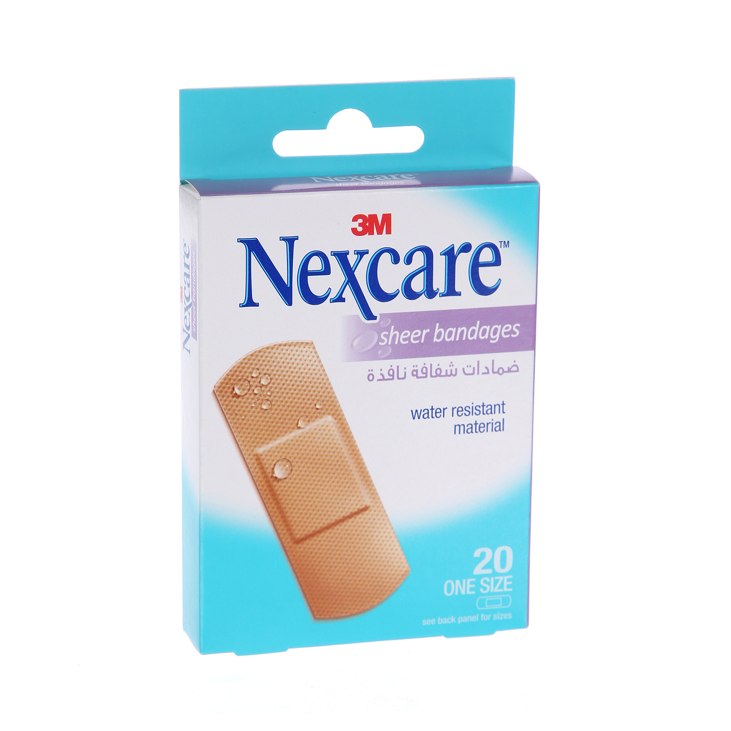 Nexcare™ Sheer Adhesive Bandages 20 Pieces