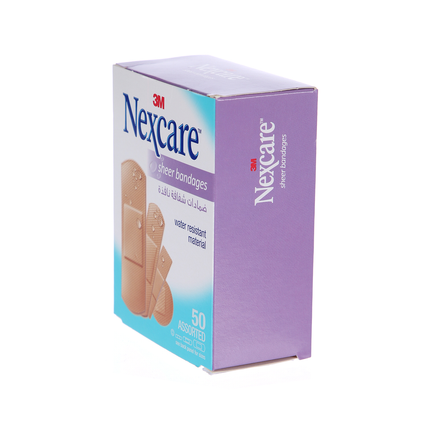 3M Nexcare Clear Waterproof Bandage 50 Pieces