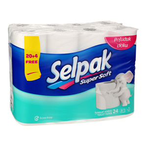 Selpak Batroom Regular 20+4Free