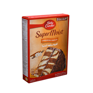 Betty Crocker Supermoist Cake Cinnamon & Vanilla 500gm