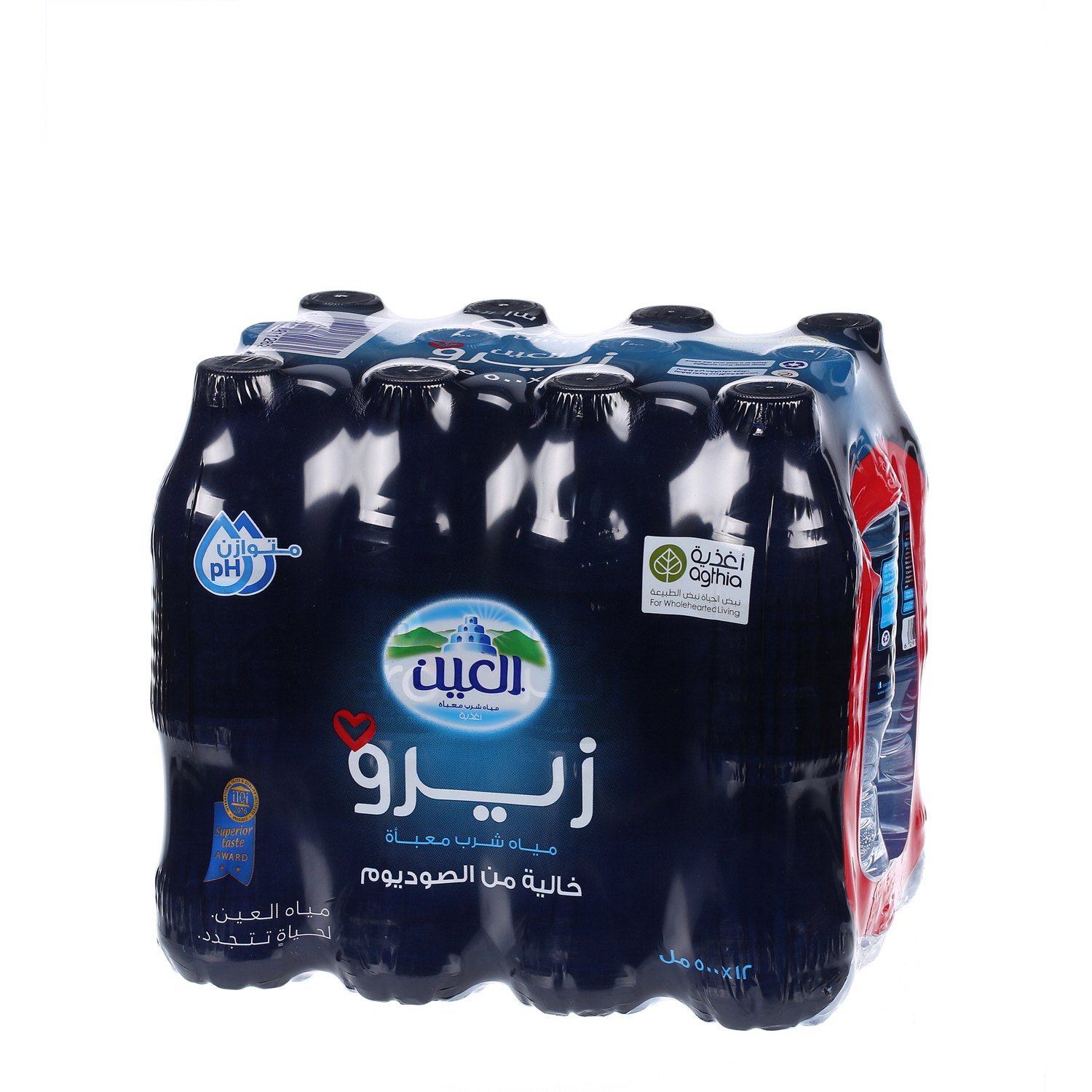 Al Ain Water Zero 500 ml × 12 Pack