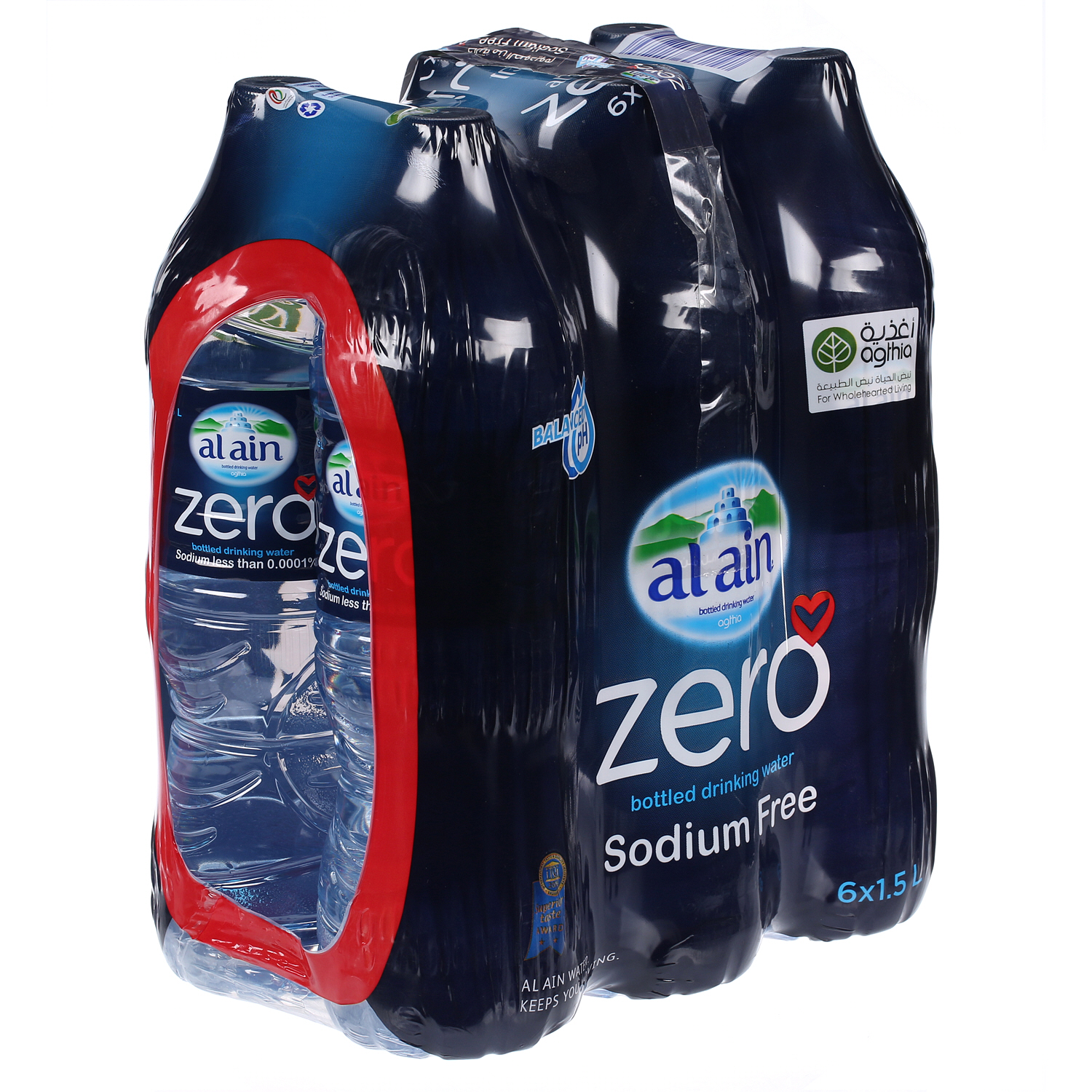 Al Ain Water Zero 1.5 L × 6 Pack