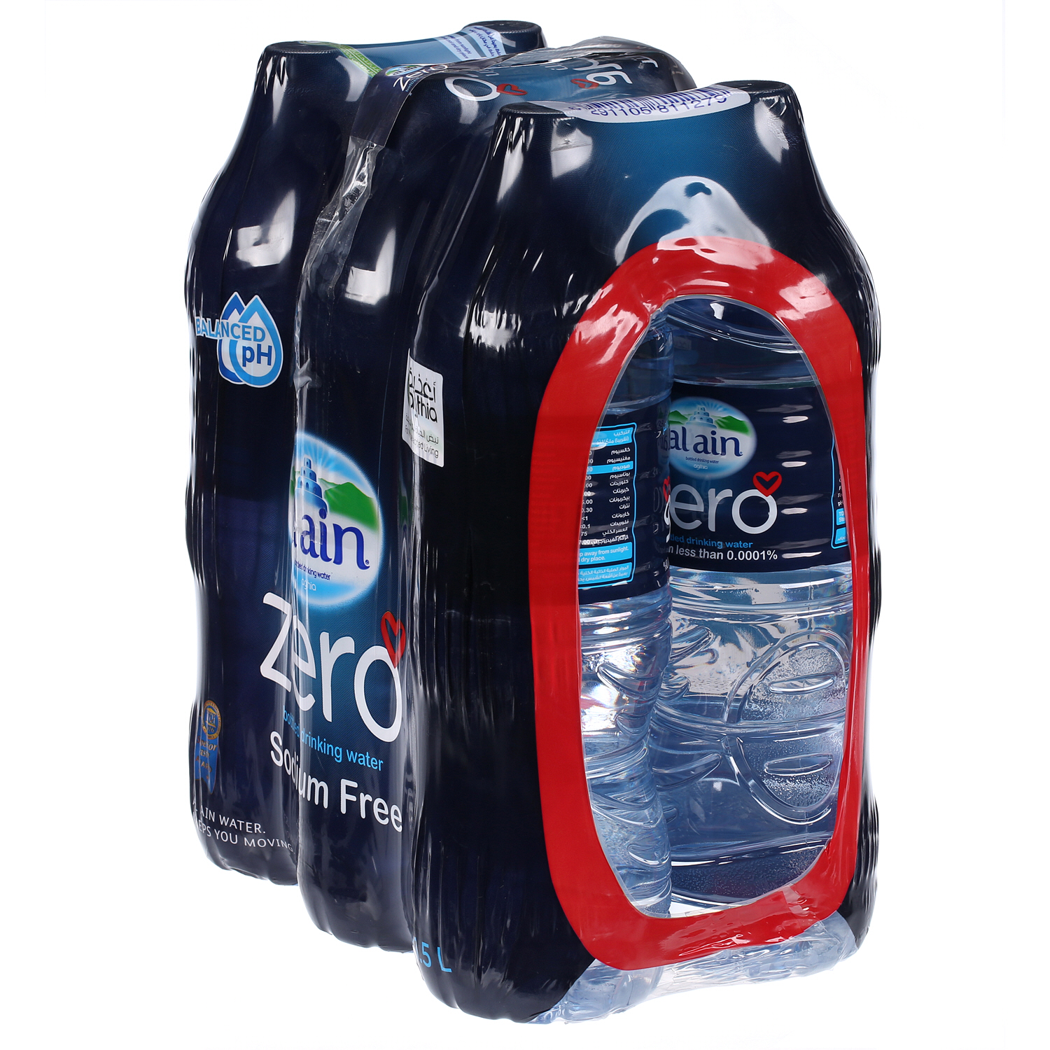 Al Ain Water Zero 1.5 L × 6 Pack