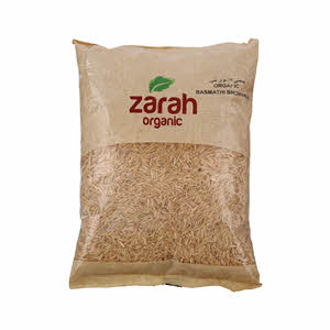 Zarah Organic Brown Basmati Rice 1Kg