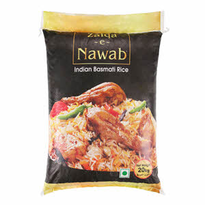 Zaiqa E Nawab Indian Basmati Rice 20Kg