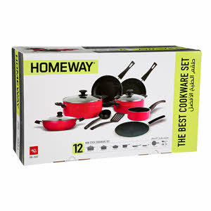 Homeway Nonstick Cooking Set 12PCS