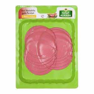 Al Masa Skinpack Beef Mortadella Plain 200 g