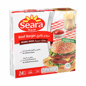 Seara Beef Burger Arabic Spcy 1344G Sp