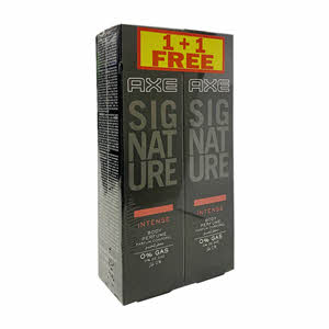 Axe Signature Intense Deodorant Spray 122ml x 1 + 1 Free