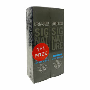 Axe Signature Mystery Deodorant Spray 122ml x 1 + 1 Free