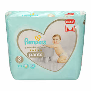 Pampers Pants Size 3 Junior Pack 60 Diapers