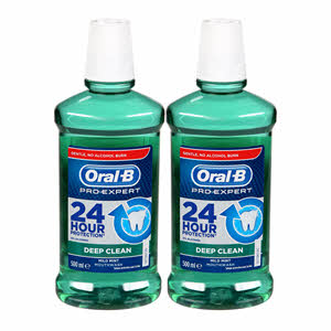 Oral-B Mouth Wash  Pro Expert Deep Clean 2X500Ml
