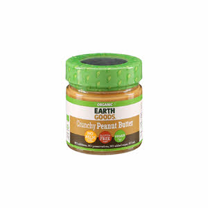 Earth Goods Organic Crunchy Peanut Butter 220 g