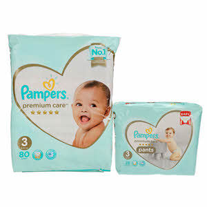 Pampers Premium Care Pants Size 3 Jambo Pack