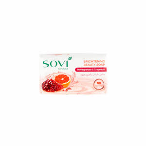 Sovi Soap Bar Brightening Pomegranate & Grapefruit 125gm