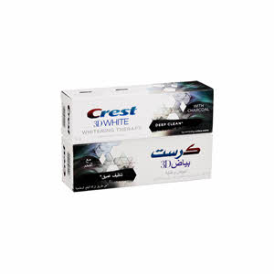 Crest Toothpaste 3D Whitening Charcoal 75ml x 2PCS