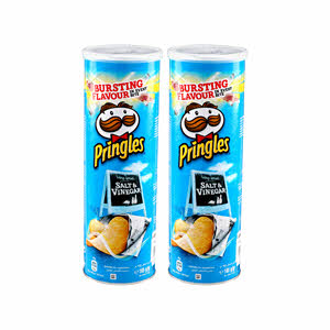 Pringles Chips Salt & Vinegar 2X165G