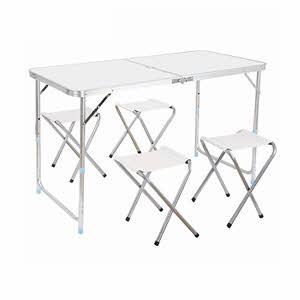 Campmate Folding Table W/4 Chairs Set