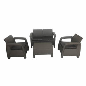 Namson Plastic Furniture 4 Chair Set
