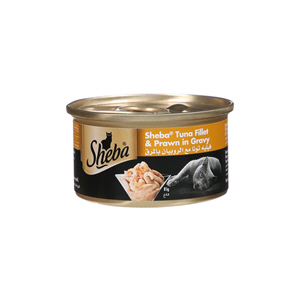 Sheba Cat Food Tuna Fillet & Prawn In Gravy 85 g