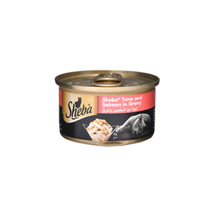 Sheba Tuna & Salmon in Gravy Cat Food 85 g