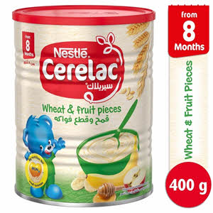 Nestle Cerelac Wheat & Fruit Pieces Cereal 400 g