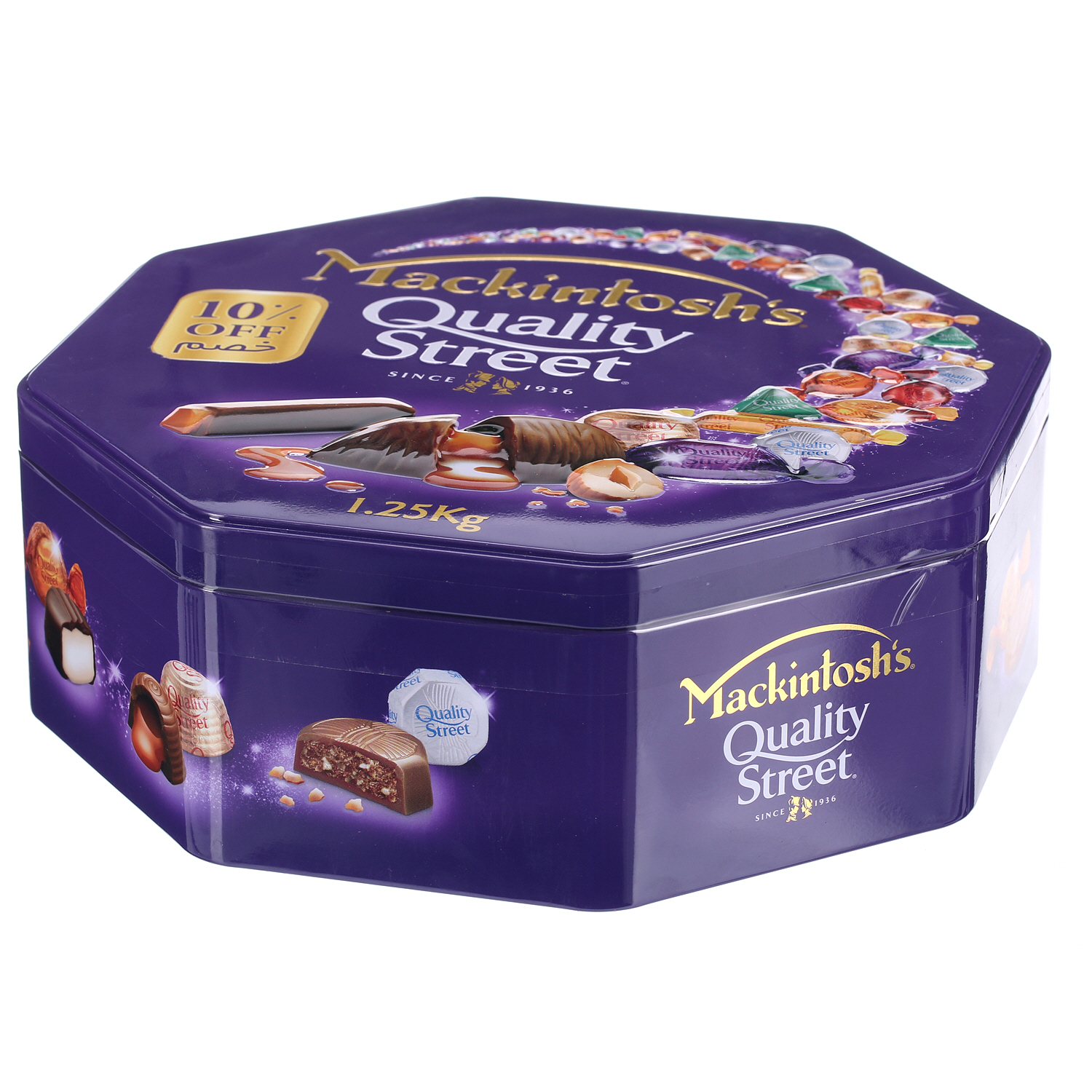 Mackintosh Qulity Steert Tin Chocolate 1.25kg