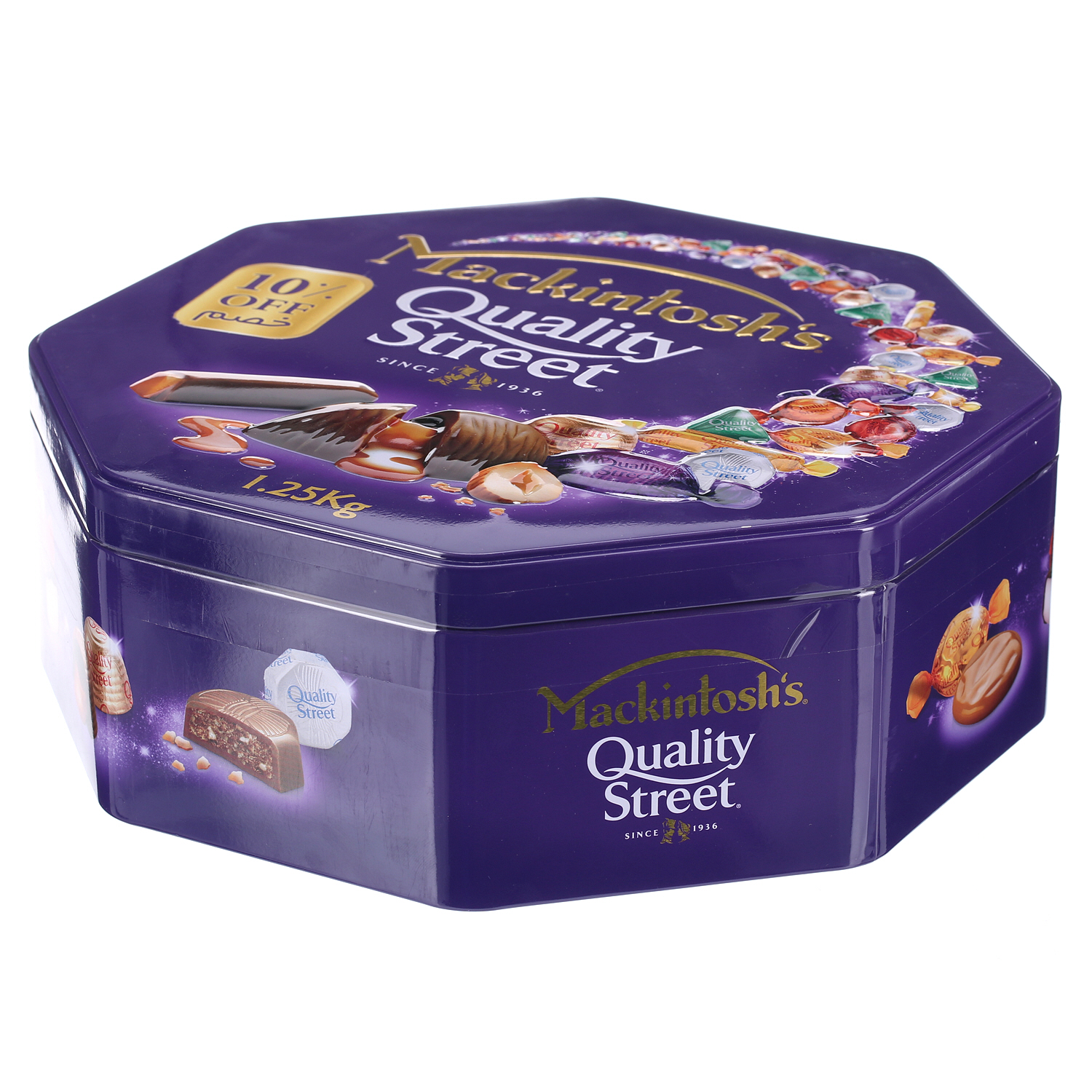 Mackintosh Qulity Steert Tin Chocolate 1.25kg