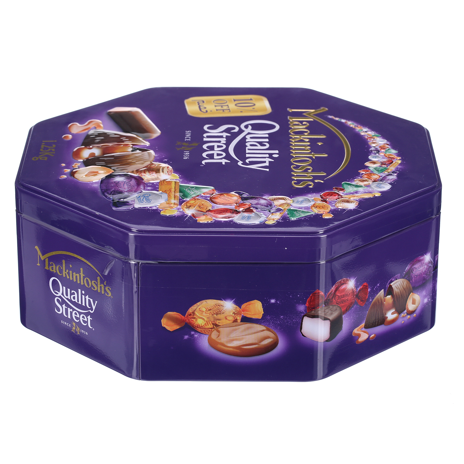 Mackintosh Qulity Steert Tin Chocolate 1.25kg