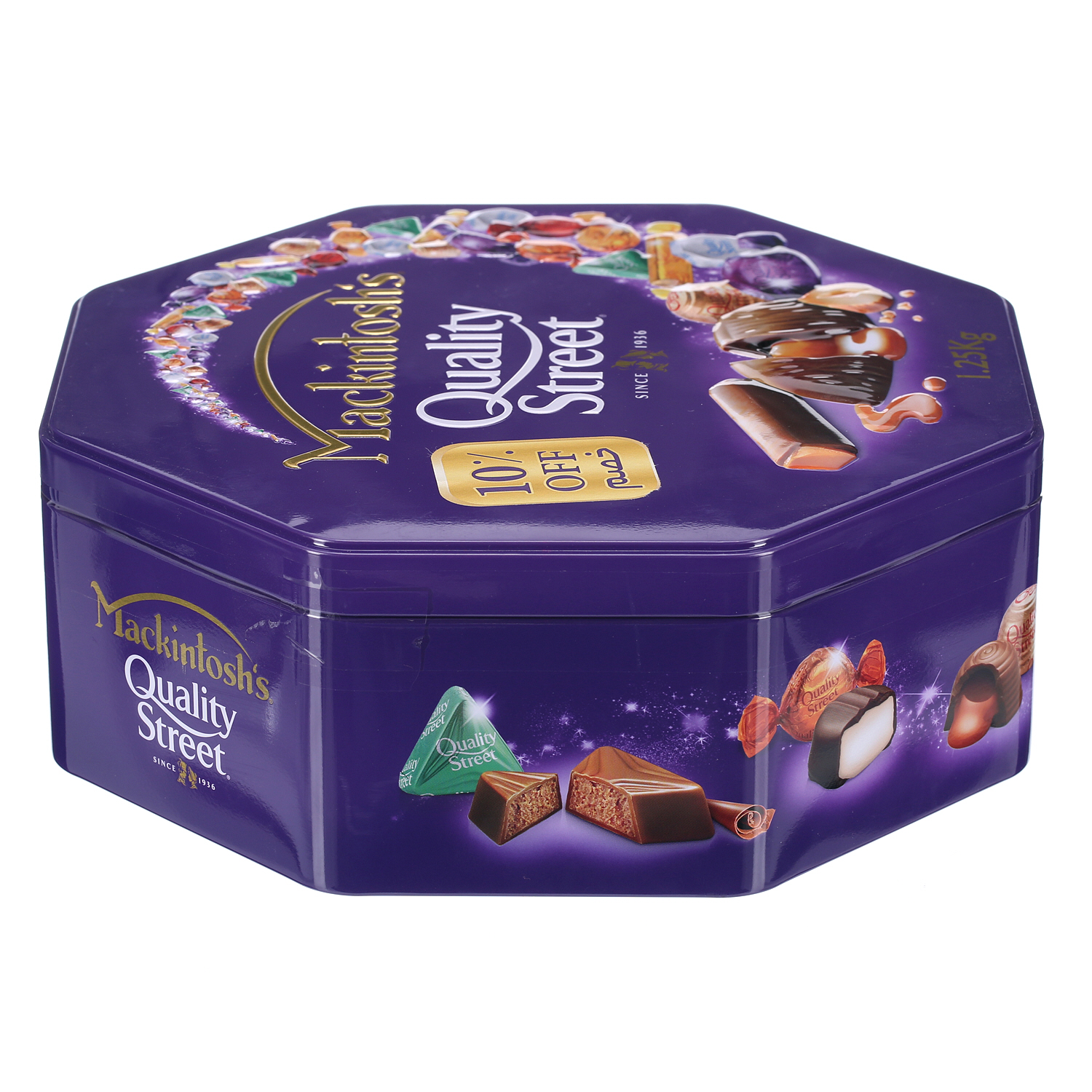 Mackintosh Qulity Steert Tin Chocolate 1.25kg