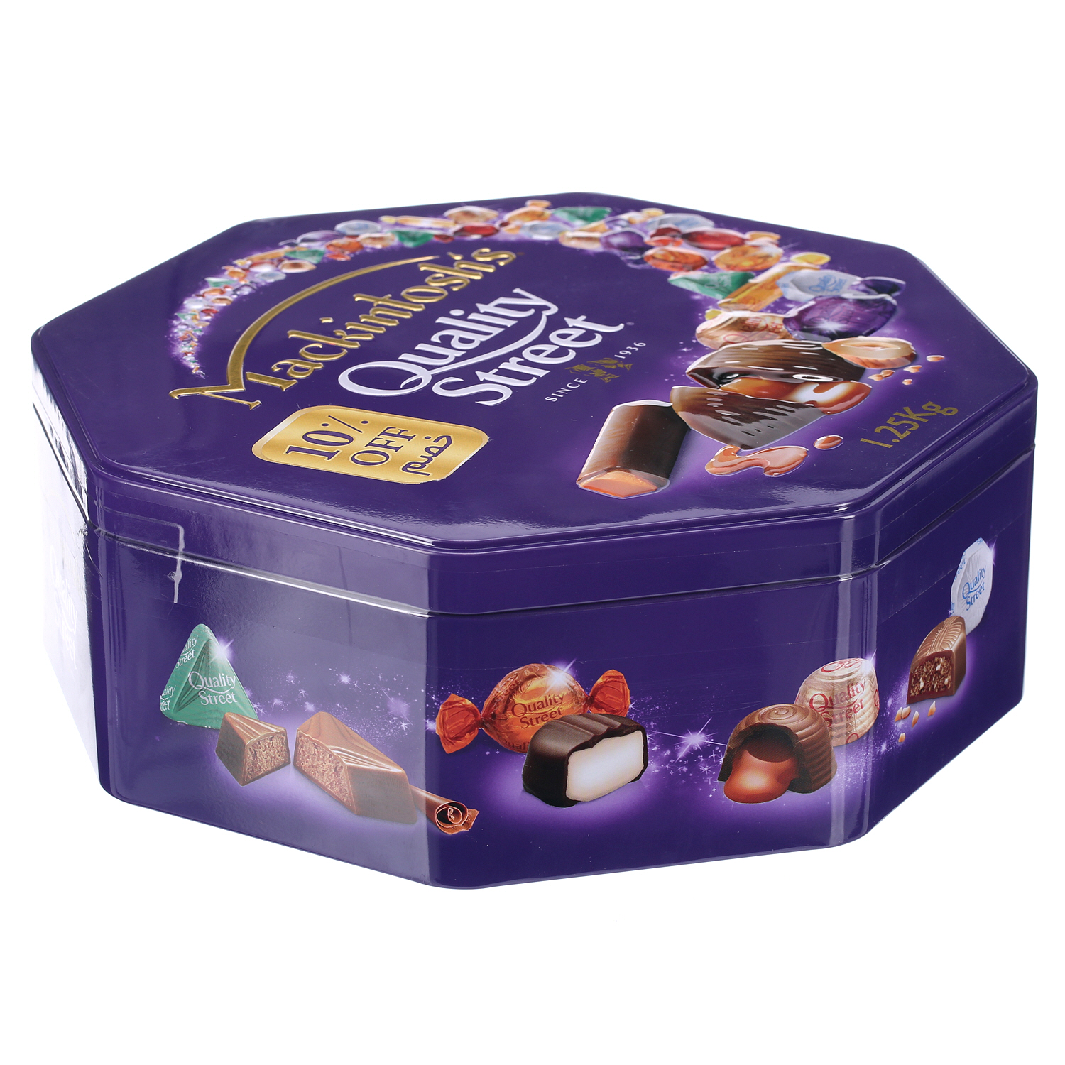 Mackintosh Qulity Steert Tin Chocolate 1.25kg