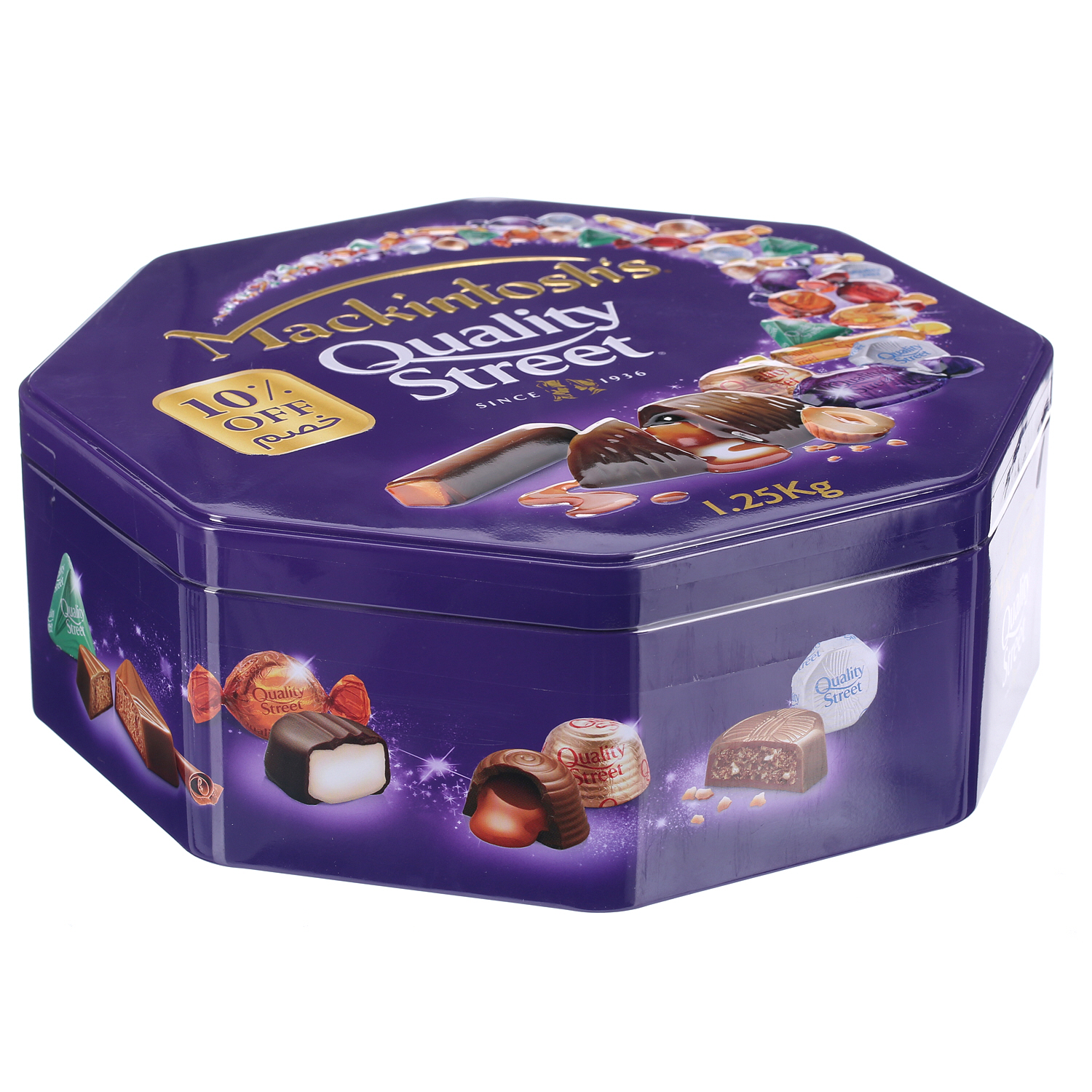 Mackintosh Qulity Steert Tin Chocolate 1.25kg