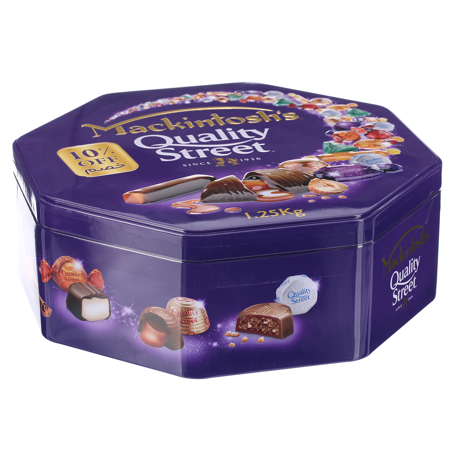 Mackintosh Qulity Steert Tin Chocolate 1.25kg