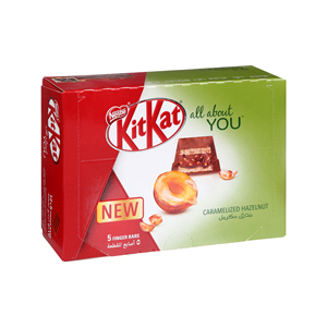 Nestle Kitkat Senses 5 Fngrs Caramelied Hazelnut  5 Fingers