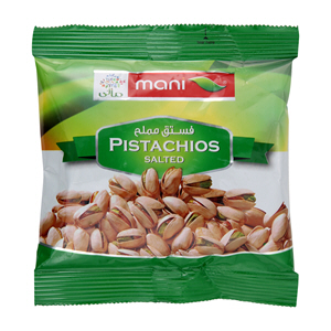 Mani Salted Pistachios 50gm