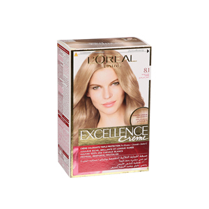 L'Oreal Excellence Triple Protect Cream Color Light Ash Blonde 8.1