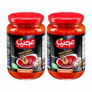 Ajeeb Pasta Sauce Olive& Mshrom 2X360G