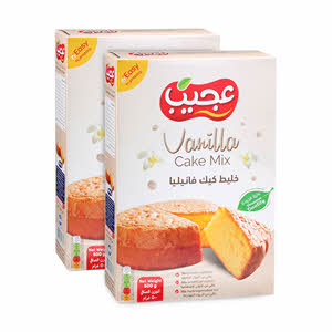 Ajeeb Cake Mix Vanilla 2X500Gm