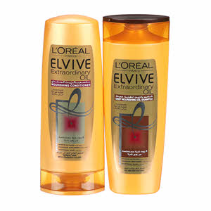 L'Oreal Elvive Deep Nourishing Oil Shampoo 400Ml + Conditioner 400Ml 33%Off