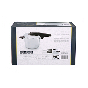 Royal Ford Pressure Cooker Silver 7Ltr