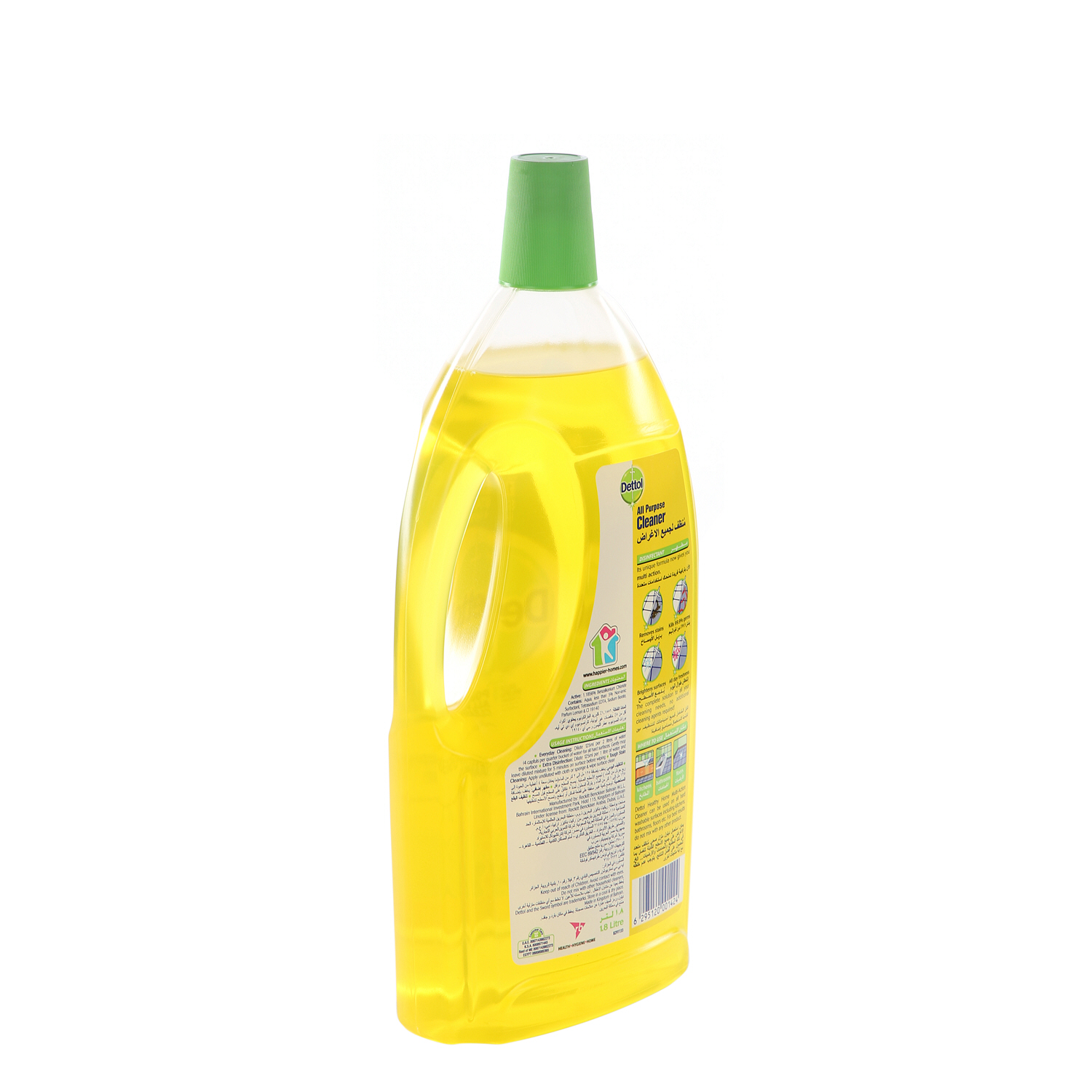 Dettol Multi Action Cleaner 4 In 1 Lemon 1.8 L