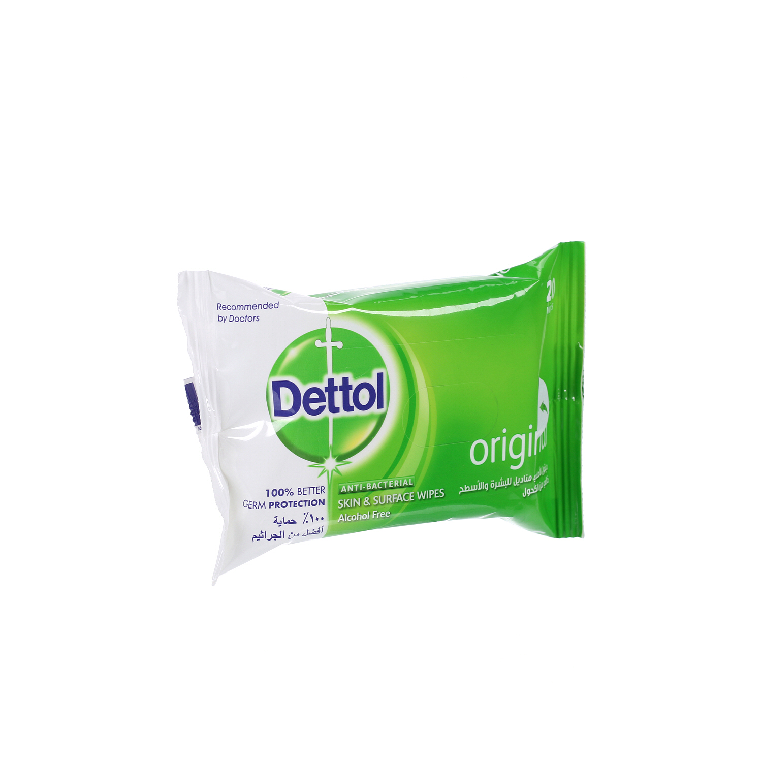 Dettol Original Antibacterial Skin 20 Wipes