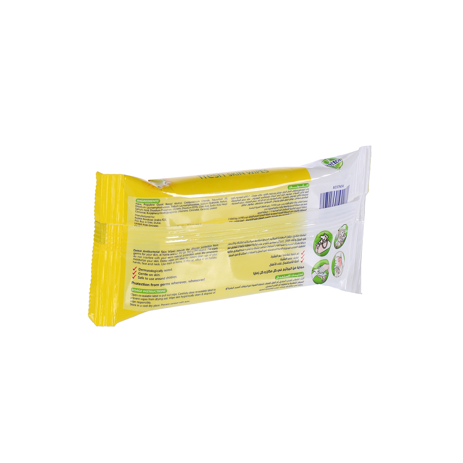 Dettol Anti-Bacterial Fresh Wipes 10 Wipes