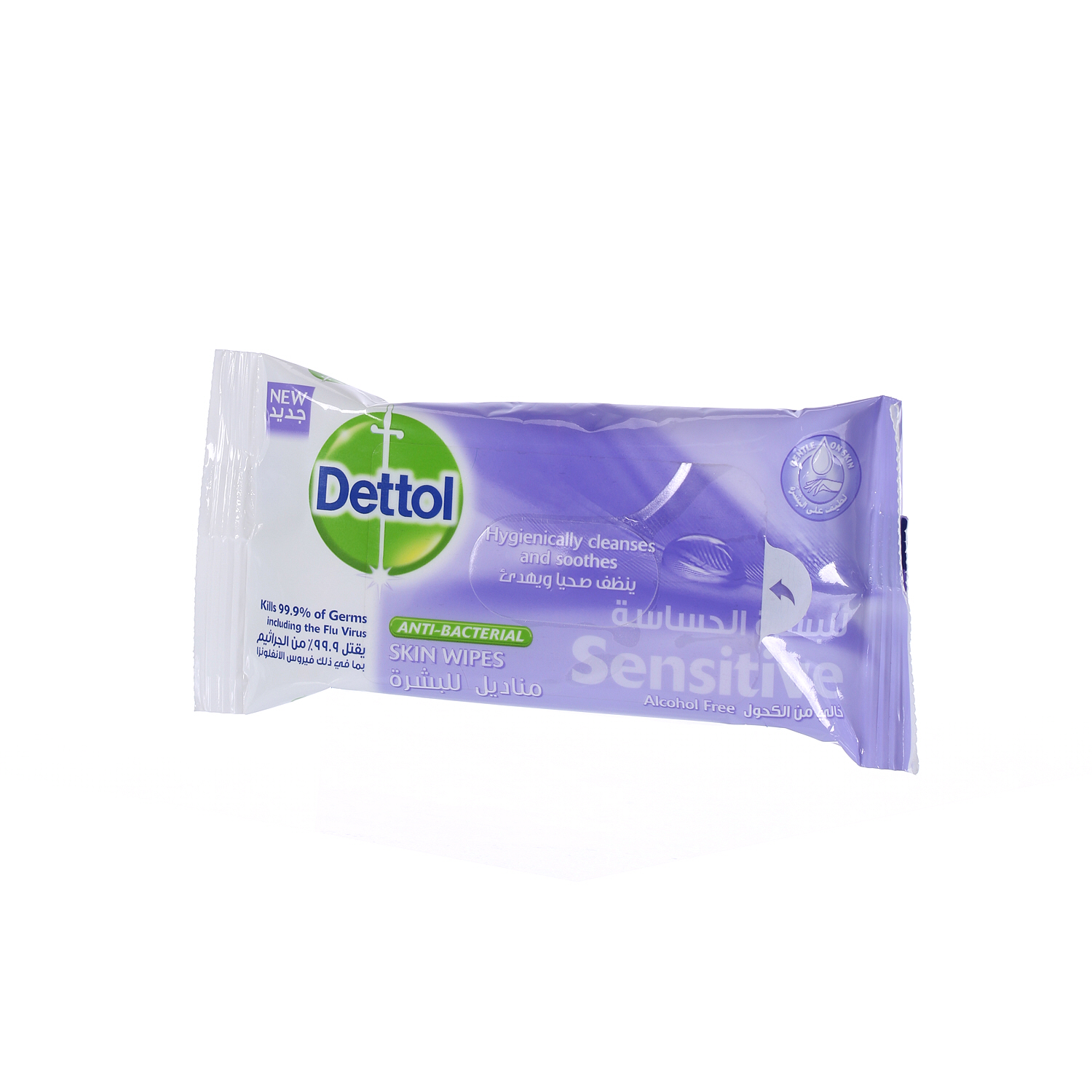 Dettol Anti-Bacterial Sensitive Wipes 10 Wipes