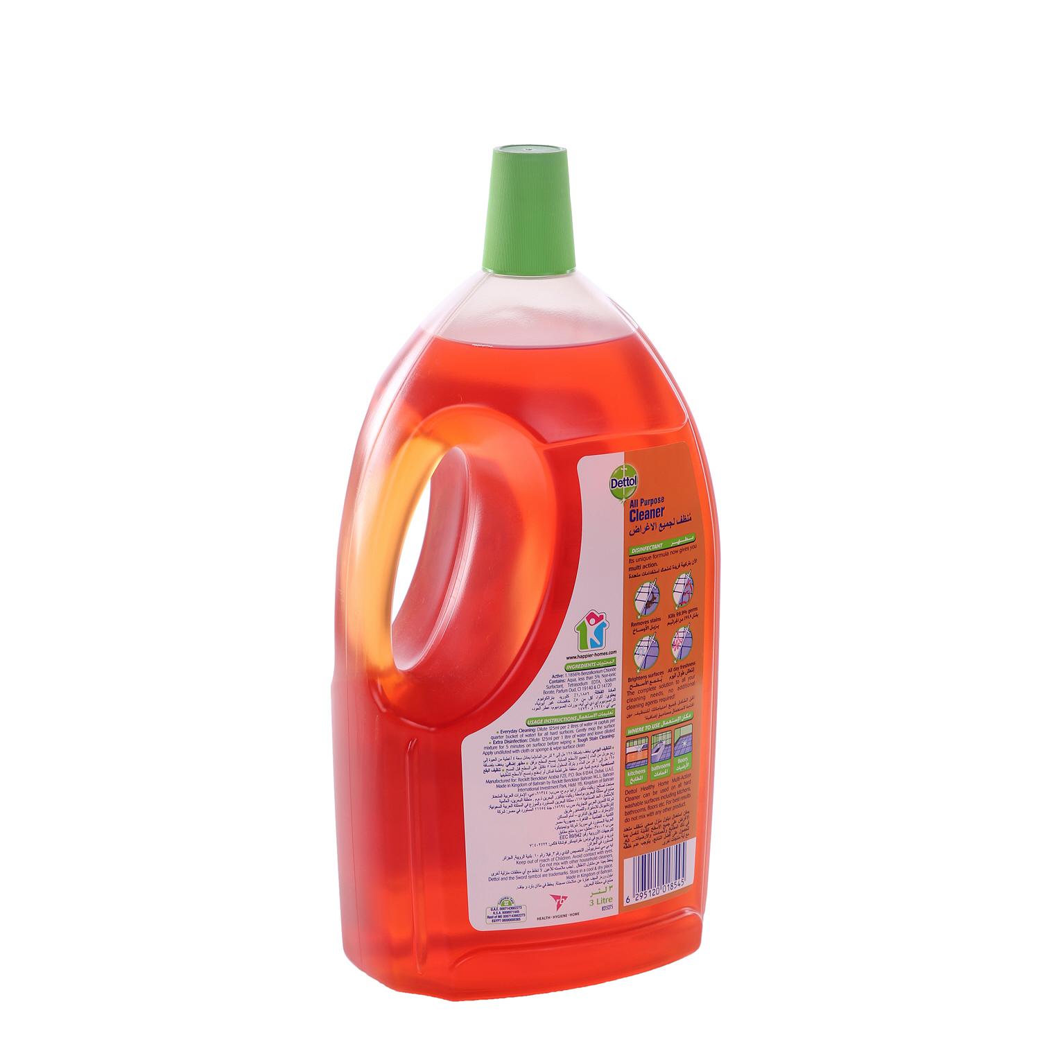 Dettol Multi Action Cleaner 4 In 1 Oud 3Ltr